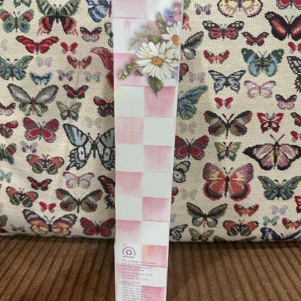 Wet Brush x MacKenzie-Childs Original Detangler Daisy Floral Brush NWT - Picture 2 of 4